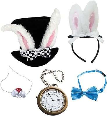 Ensemble de chapeaux de lapin pâques blanc 5 pièces montre de lapin. DIAYTAR COTE D'IVOIRE, votre destination shopping en ligne inégalée. Avec une variété étendue de produits discount pour la maison, l'électroménager, l'informatique, la mode et les gadgets, vous pouvez vous attendre à des offres exceptionnelles et à des économies considérables, tout en bénéficiant d'une expérience de shopping pratique et personnalisée.