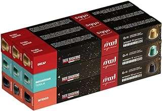 Espresso mood coffee 90 capsules 3 saveurs intenso toraja indonesia. La boutique en ligne DIAYTAR COTE D'IVOIRE  propose une large gamme de produits discount pour répondre à tous vos besoins. Obtenez les dernières innovations technologiques, les indispensables pour votre maison et une sélection de vêtements à la mode, le tout à des prix avantageux. Parcourez notre catalogue et profitez de réductions exceptionnelles !