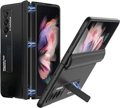 Maiky étui mobile avec béquille magnétique compatible samsung galaxy z. DIAYTAR COTE D'IVOIRE  deviendra rapidement votre référence pour tous vos besoins discount en ligne. Découvrez notre vaste assortiment de produits allant des indispensables de la maison aux dernières innovations technologiques, en passant par les vêtements et les accessoires de mode à prix cassés. Profitez de notre offre exceptionnelle dès maintenant !