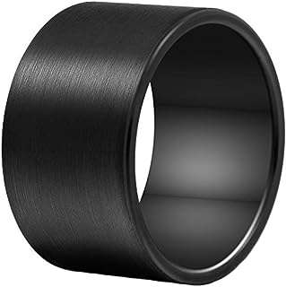 Bague en métal tungstène pour homme grande bague de fiançailles noire. DIAYTAR COTE D'IVOIRE  - Votre destination en ligne pour des offres discount sur tout ! Parcourez notre vaste sélection de produits pour équiper votre maison avec des électroménagers, des articles de mode tendance et même des gadgets technologiques, le tout à des prix incroyables. Ne manquez pas nos super promotions et économisez dès aujourd'hui !