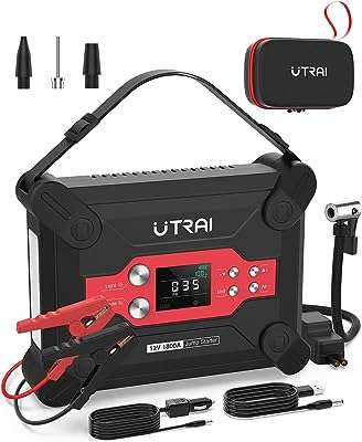 Démarreur de batterie de voiture autry jstar 6 1800a avec gonfleur de pneu. DIAYTAR COTE D'IVOIRE, votre partenaire shopping pour des bonnes affaires au quotidien. Profitez de notre large sélection de produits de qualité à prix réduits, allant des appareils électroménagers indispensables aux dernières tendances de la mode, en passant par les gadgets high-tech et les accessoires informatiques incontournables.