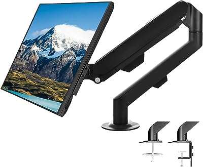 Support de moniteur de bureau à bras unique nikomi mouvement complet avec ressort gaz pour d'ordinateur. Découvrez DIAYTAR COTE D'IVOIRE, votre source incontournable de bons plans discount en ligne. Trouvez tout ce dont vous avez besoin, des produits de maison essentiels aux gadgets high-tech, le tout à des prix imbattables. Faites des économies tout en vous offrant de la qualité grâce à notre sélection variée et attrayante.
