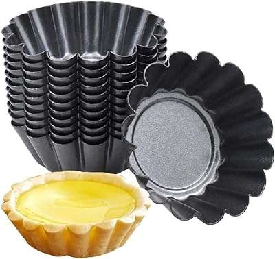 Moule à tarte aux œufs moule gâteau delfino réutilisable mini moules muffins antiadhésifs en acier. DIAYTAR COTE D'IVOIRE  : la boutique en ligne qui révolutionne votre façon de consommer. Découvrez un large choix de produits discount, de l'électroménager à l'informatique, en passant par la mode et les gadgets, et bénéficiez de prix imbattables sans sacrifier la qualité. Rendez-vous sur notre site dès maintenant et faites-vous plaisir à petits prix !