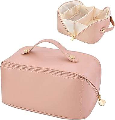Trousse de maquillage de voyage en cuir pu trousse à grande ouverture portable ouvrable avec séparateur. Faites des économies intelligentes avec DIAYTAR COTE D'IVOIRE  - la boutique en ligne qui réunit tous vos besoins essentiels à des prix imbattables. Explorez notre vaste gamme de produits de la maison, de l'électroménager à l'informatique en passant par la mode et les gadgets, et découvrez comment prendre soin de votre budget sans faire de compromis sur la qualité.