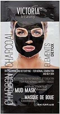 Victoria beauty masque détoxifiant à l'argile au carbone charbon de bois. DIAYTAR COTE D'IVOIRE  - Votre source en ligne pour des produits discount de qualité. Explorez notre boutique en ligne et découvrez une large variété de produits, du petit électroménager aux gadgets les plus en vogue. Profitez de nos prix cassés et trouvez les meilleurs deals pour vos besoins quotidiens.