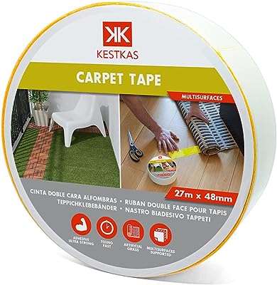 Kistakas 48 mm x 27 m ruban adhésif double face robuste pour moquette et gazon. Faites des économies importantes sur tous vos achats grâce à DIAYTAR COTE D'IVOIRE, votre boutique en ligne préférée pour des offres discount exceptionnelles. Du petit électroménager à la mode tendance en passant par les gadgets high-tech, découvrez notre large sélection d'articles à prix réduits dès aujourd'hui!