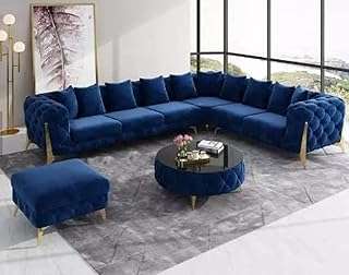 Ensemble de canapé chesterfield en velours traditionnel de luxe en forme de l meubles salon avec pieds. DIAYTAR COTE D'IVOIRE, votre destination shopping discount en ligne. Parcourez notre catalogue étendu et faites votre choix parmi notre vaste gamme de produits pour la maison, l'électroménager, l'informatique et la mode. Profitez de nos prix imbattables et réalisez des économies substantielles dès maintenant.