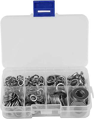 Assortiment de 200 rondelles élastiques à verrouillage plat en acier inoxydable. DIAYTAR COTE D'IVOIRE  - la solution pour des achats discount en ligne simples et rapides. Trouvez tout ce dont vous avez besoin sans vous ruiner, de la maison à l'électroménager en passant par l'informatique et la mode. Profitez de nos prix compétitifs et faites des économies dès maintenant.