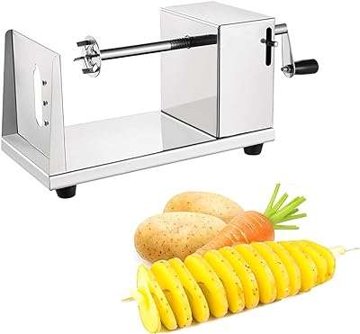 Coupe frites manuel en spirale en acier inoxydable beauenty tornado avec trancheuse à légumes de cuisine. Devenez le roi des gadgets sans vous ruiner sur DIAYTAR COTE D'IVOIRE . Avec notre collection de produits originaux et abordables, vous aurez toujours le cadeau parfait à portée de main. Parcourez notre boutique en ligne pour découvrir des gadgets étonnants qui feront plaisir à coup sûr.