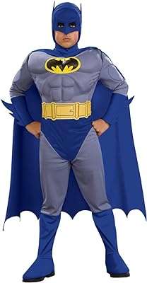 Costume de batman de luxe avec poitrine musclée pour tout petits rubie's bleu. DIAYTAR COTE D'IVOIRE, la boutique en ligne où vous trouverez tout ce dont vous avez besoin à petit prix ! Profitez de notre sélection discount de produits pour la maison, l'électroménager, l'informatique, la mode et les gadgets, sans pour autant compromettre la qualité. Faites de bonnes affaires tout en profitant d'une expérience de shopping pratique et sécurisée.