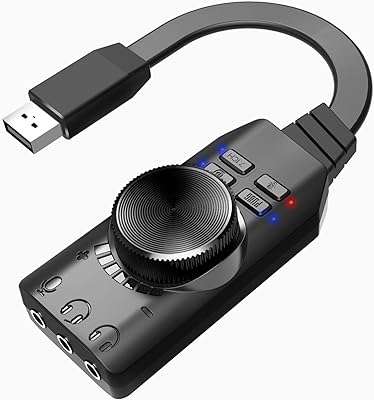 Adaptateur de carte son usb externe adaptateur stéréo 7.1 canaux prise. Découvrez DIAYTAR COTE D'IVOIRE, la boutique en ligne ultime pour des achats malins. Parcourez notre catalogue où vous trouverez une grande variété de produits discount pour la maison, l'électroménager, l'informatique ainsi que les dernières tendances mode et les gadgets les plus en vogue.
