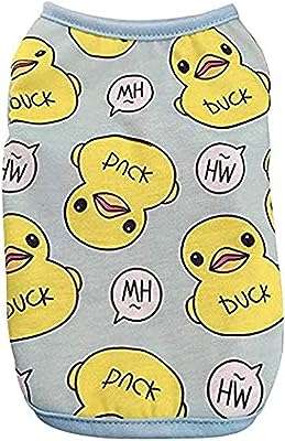 Pull d'été en polyester doux motif canard jaune vêtements pour animaux de compagnie. DIAYTAR COTE D'IVOIRE  - Votre guichet unique pour des achats discount en ligne. Découvrez notre catalogue diversifié regorgeant de produits pour la maison, l'électroménager, l'informatique, la mode et les gadgets, le tout à des prix avantageux. Naviguez facilement sur notre site convivial et trouvez les meilleures offres pour vos besoins du quotidien.