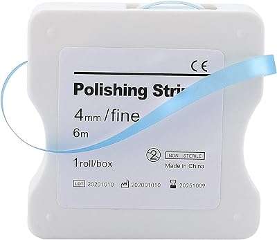 Bandes de polissage dentaire 6 m rouleaux boîte papier de verre pour dents épaisseur. Ne cherchez plus, DIAYTAR COTE D'IVOIRE  est là pour vous offrir des produits discount de qualité supérieure. Que vous ayez besoin d'appareils électroménagers performants, de vêtements tendance ou de gadgets innovants, notre boutique en ligne propose des offres exceptionnelles dans tous les domaines, tandis que votre portefeuille reste protégé.