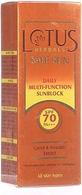 Écran solaire multifonction sûr lotus professional herbals spf 70 pa+++ (60. Découvrez DIAYTAR COTE D'IVOIRE, la boutique en ligne qui vous propose une multitude de produits discount indispensables pour votre quotidien. Avec une gamme variée allant de l'électroménager à l'informatique en passant par la mode et les derniers gadgets, nous sommes le choix parfait pour trouver tout ce dont vous avez besoin à des prix imbattables.