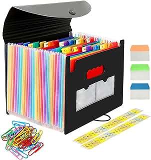 Classeur extensible en accordéon avec couvercle boîte de classement portable a4 (24. DIAYTAR COTE D'IVOIRE  - La boutique en ligne qui rend les bonnes affaires accessibles à tous. Parcourez notre sélection de produits discount, de l'électroménager pratique à la mode abordable, tout en profitant de notre engagement envers la qualité. Ne payez plus trop cher pour ce dont vous avez besoin, faites vos achats malins chez nous !