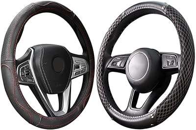 Couvre volant de voiture universel 38 cm 15" en cuir antidérapant respirant couvre volant. Faites de bonnes affaires en matière d'électroménager sur DIAYTAR COTE D'IVOIRE  ! Notre boutique en ligne propose une large gamme d'appareils ménagers à des prix imbattables. Que ce soit pour une machine à laver, un réfrigérateur ou un aspirateur, vous trouverez tout ce dont vous avez besoin chez nous.