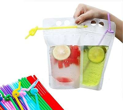 Castwave 50 pièces sacs à boissons avec pailles fermeture éclair en plastique. Découvrez DIAYTAR COTE D'IVOIRE, votre partenaire pour des économies maximales ! Parcourez notre large assortiment d'articles discount, allant des accessoires de maison à l'électroménager dernier cri, en passant par l'informatique, la mode tendance et les gadgets ludiques.