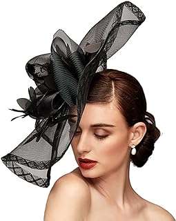 Chapeau bibi en maille florale et plumes pour mariage cocktail goûter. DIAYTAR COTE D'IVOIRE  est votre destination en ligne pour des offres incroyables. Parcourez notre collection variée de produits discount, comprenant des articles pour la maison, l'électroménager, l'informatique, la mode et les gadgets, et découvrez des prix imbattables qui correspondent à toutes les bourses.