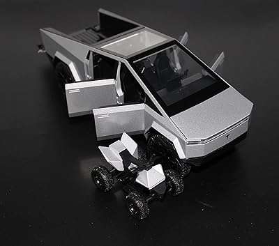 Tesla cybertruck échelle 1:24 modèle de camionnette de voiture avec moto en alliage. À la recherche de bons plans ? Ne cherchez plus, DIAYTAR COTE D'IVOIRE  est là pour vous ! Naviguez à travers notre boutique en ligne proposant une large sélection de produits discount, des articles pour la maison à l'électroménager, en passant par l'informatique, la mode et les gadgets branchés.