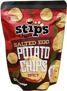 Stip's chips de pommes de terre aux œufs salés épicés 60g. DIAYTAR COTE D'IVOIRE  vous propose une expérience de shopping en ligne à petit budget sans compromettre la qualité. Découvrez notre sélection diversifiée de produits discount, allant de l'informatique aux gadgets branchés, en passant par les articles pour la maison et bien plus encore. Faites des économies intelligentes et restez dans la tendance avec DIAYTAR COTE D'IVOIRE .