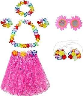 Ensemble de costumes hawaïens pour enfants rigorzy jupe hula en herbe hawaïenne avec guirlande. Faites de bonnes affaires dès aujourd'hui avec DIAYTAR COTE D'IVOIRE  ! Parcourez notre boutique en ligne généraliste où vous trouverez une large gamme de produits discount, des articles pour la maison à l'électroménager, en passant par l'informatique et la mode. Profitez de nos prix compétitifs et offrez-vous des produits de qualité à moindre coût.