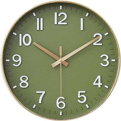 Horloge murale silencieuse de 12 pouces sans tic tac pour salon. DIAYTAR COTE D'IVOIRE, la référence des bonnes affaires en ligne ! Explorez notre boutique et découvrez une sélection variée de produits, de la maison à l'informatique en passant par la mode et les gadgets. Profitez de nos prix compétitifs et achetez en toute confiance. Faites de DIAYTAR COTE D'IVOIRE  votre allié shopping, vous ne le regretterez pas.