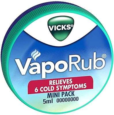 Pommade froide vicks vaporub mini 5g. Plongez dans l'univers économique de DIAYTAR COTE D'IVOIRE, votre boutique en ligne incontournable pour les bonnes affaires. Parcourez notre sélection abondante de produits discount allant de la maison à l'électroménager, en passant par l'informatique et la mode. Économisez dès maintenant sur tous vos achats chez DIAYTAR COTE D'IVOIRE !