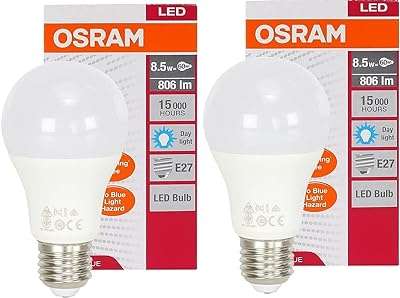 Ampoule led osram e27 85 w lumière du jour blanc froid lot de 2. DIAYTAR COTE D'IVOIRE  est votre guichet unique pour des produits discount de haute qualité. Parcourez notre large sélection d'articles, allant des appareils électroménagers essentiels aux produits informatiques, en passant par les accessoires mode et les gadgets dernier cri, tout en profitant de prix imbattables.