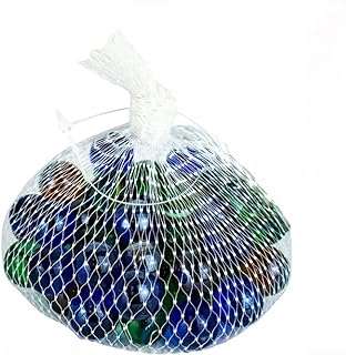 75 pièces millffytm billes de verre amusantes pour les enfants perles rondes en marbre