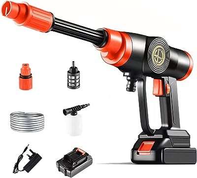 Pistolet de nettoyeur haute pression pression portable sans fil portatif avec buse. Faites des économies avec DIAYTAR COTE D'IVOIRE, votre boutique en ligne discount préférée. Parcourez notre sélection complète d'articles allant des équipements électroménagers aux produits informatiques en passant par la mode et les gadgets. Profitez de nos promotions régulières et découvrez des prix incroyables sans jamais sacrifier la qualité.