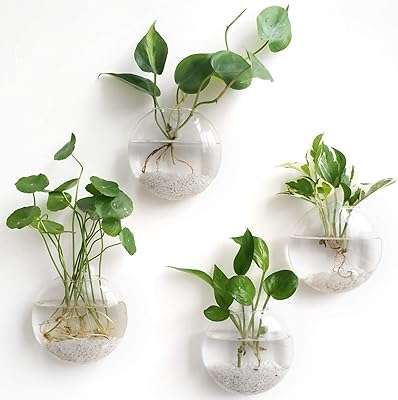 4 pièces jardinière murale en verre vase à fleurs pot de fleur mural facile installer plante hydroponique de ́cor. Ne cherchez pas plus loin pour trouver des produits de qualité à prix réduits. DIAYTAR COTE D'IVOIRE  est votre destination en ligne pour tous vos besoins en produits discount, de la maison à l'électroménager, de l'informatique à la mode. Faites des économies substantielles et trouvez les articles parfaits, adaptés à votre budget.
