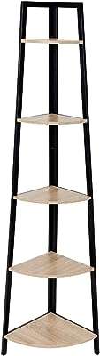 Étagère d'angle échelle c hobbytree bibliothèque large à 5 niveaux cadre en métal. DIAYTAR COTE D'IVOIRE  : la solution idéale pour des achats malins en ligne. Profitez de notre large gamme de produits discount, allant des appareils électroménagers essentiels aux dernières tendances de la mode, en passant par les accessoires informatiques indispensables, et économisez tout en vous faisant plaisir.
