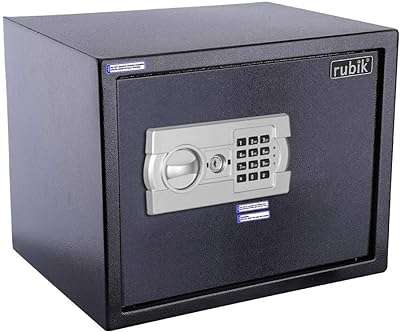 Coffre-fort rubik a4 grand format pour la maison et le bureau avec clavier