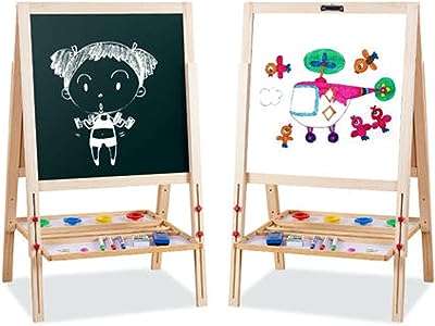Table à dessin en bois pour enfants avec chevalet tableau blanc double face et support. Trouvez les meilleurs bons plans chez DIAYTAR COTE D'IVOIRE, le go-to store en ligne pour tous vos besoins discount. Explorez notre large gamme de produits, des vêtements à la mode aux gadgets high-tech, et profitez de prix imbattables sans sacrifier la qualité !