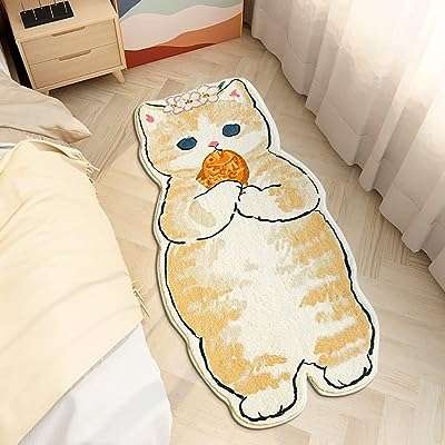 Tapis de chat mignon tapis de chambre en microfibre douce antidérapante pour salon. Trouvez tout ce dont vous avez besoin à des prix imbattables chez DIAYTAR COTE D'IVOIRE  - une boutique en ligne généraliste qui vous propose des produits discount pour la maison, l'électroménager, l'informatique et plus encore.