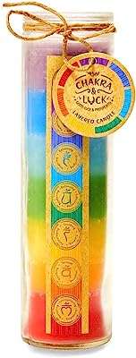 Bougie superposée à sept chakras chakra & luck premium | 7 de la couronne. DIAYTAR COTE D'IVOIRE, votre destination en ligne pour des produits discount de qualité. Avec notre large choix de produits allant de la maison à la technologie, en passant par la mode et les gadgets, vous êtes assuré de trouver tout ce dont vous avez besoin à des prix défiant toute concurrence.