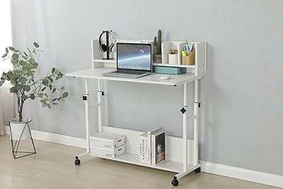 Bureau d'étude pour enfant réglable en hauteur avec étagère blanc 100. DIAYTAR COTE D'IVOIRE, votre boutique en ligne préférée pour des offres discount exceptionnelles. Explorez notre assortiment varié comprenant des produits de qualité pour la maison, l'électroménager, l'informatique, la mode et les gadgets, le tout à des prix défiant toute concurrence. Faites confiance à notre expertise et profitez d'une expérience d'achat en ligne pratique et avantageuse.