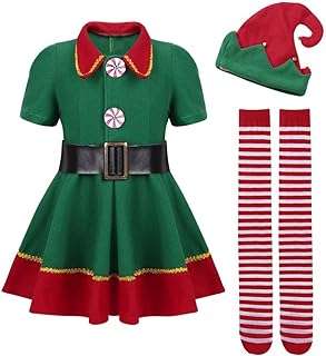 Costume d'elfe de noël quatre pièces pour enfants vert et chapeau. À la recherche de produits discount de qualité ? Ne cherchez plus ! DIAYTAR COTE D'IVOIRE  vous propose une sélection variée d'articles pour la maison, l'électroménager, l'informatique et la mode à des prix imbattables. N'hésitez plus et faites des économies en optant pour nos offres attractives !