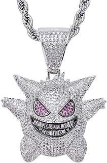 Ice jewelry collier de diamants au design hip hop plaqué or 18 carats avec motif. DIAYTAR COTE D'IVOIRE  vous ouvre les portes d'un univers de bonnes affaires. Découvrez notre large gamme de produits discount, allant des indispensables de la maison aux dernières tendances mode, en passant par les gadgets innovants. Profitez d'offres exceptionnelles et de prix imbattables pour des achats malins et éclairés.