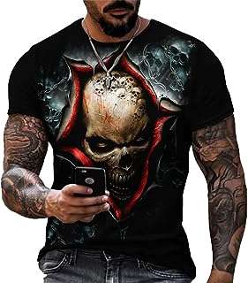 T shirt à manches courtes la mode pour hommes taamlou avec imprimé tête de mort. Vous cherchez des produits discount sans compromis sur la qualité ? DIAYTAR COTE D'IVOIRE  répond à vos attentes en offrant une large gamme d'articles pour tous les besoins, des appareils électroménagers aux gadgets dernier cri. Explorez notre catalogue en ligne et trouvez tout ce dont vous avez besoin à prix cassés.