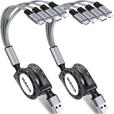 Câble de chargement multi usb rétractable sdb 3a 4 en 1 connecteur. Découvrez DIAYTAR COTE D'IVOIRE, la boutique en ligne qui vous propose une large gamme de produits discount, de l'électroménager à la mode en passant par l'informatique. Bénéficiez de prix avantageux et d'une expérience de shopping en ligne pratique et économique.