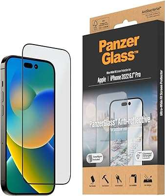Protecteur d'écran antireflet panzerglass pour apple iphone 14 pro 2022 6.1". DIAYTAR COTE D'IVOIRE  - votre source incontournable de produits discount en ligne. Avec notre sélection diversifiée allant de la maison à l'électroménager, de l'informatique à la mode, profitez de tarifs défiant toute concurrence. Faites des économies intelligentes et commandez dès maintenant !