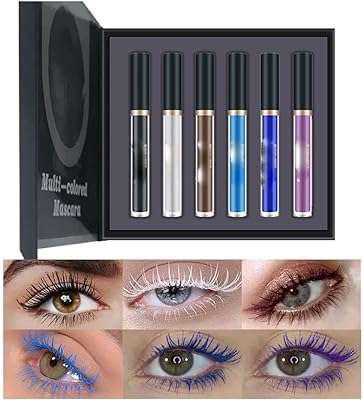 Ensemble de mascara imperméable coloré 6 couleurs pour cils cils bleu. DIAYTAR COTE D'IVOIRE, votre boutique en ligne de confiance pour tous vos besoins en produits discount. Parcourez notre sélection minutieusement choisie pour trouver des articles de qualité pour la maison, l'électroménager, l'informatique, la mode et les gadgets, le tout à des prix avantageux. Simplifiez vos achats en ligne avec DIAYTAR COTE D'IVOIRE  et réalisez des économies dès maintenant.