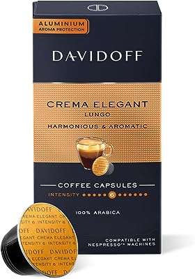 Capsules de café davidoff elegant de crema 55 g 10 rose. Trouvez des bonnes affaires tous les jours sur DIAYTAR COTE D'IVOIRE, votre boutique en ligne incontournable. Avec notre large gamme de produits discount allant de la maison à l'électroménager, de l'informatique à la mode et aux gadgets, vous êtes assuré de trouver ce que vous cherchez à prix abordable. Ne manquez pas nos offres spéciales et achetez en toute confiance dès aujourd'hui!