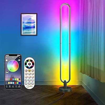 Lampadaire d'angle led rvb intelligent glucluse lampe sur pied à intensité variable changement de couleur. DIAYTAR COTE D'IVOIRE, la boutique en ligne par excellence pour tous les amateurs de gadgets insolites et ludiques. Découvrez notre large sélection de produits à petit prix, parfaits pour surprendre et amuser votre entourage. De l'électronique à l'originalité débordante, laissez-vous tenter par nos gadgets innovants et créez la surprise en toutes occasions !