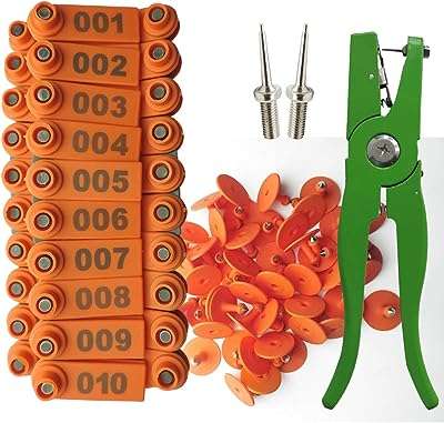 Pince pour étiquettes d'oreille de mouton chèvre numérotées 001 100 épingles pour chiens cerfs et animaux. DIAYTAR COTE D'IVOIRE  - la source ultime de produits discount pour toutes vos envies. Parcourez notre gamme variée, allant de l'informatique à la mode et choisissez parmi une multitude de produits de qualité à des prix qui font sourire votre portefeuille.
