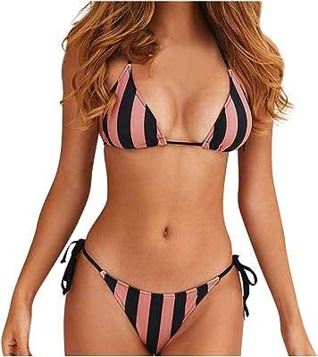 Ensemble de soutien gorge monokini bikini rembourré rayé deux pièces sexy pour femmes. Bienvenue chez DIAYTAR COTE D'IVOIRE, votre destination en ligne pour des prix imbattables ! Découvrez notre vaste choix d'articles discount, des essentiels pour la maison aux appareils électroménagers, en passant par l'informatique, la mode et les gadgets tendance, le tout à des tarifs défiant toute concurrence.