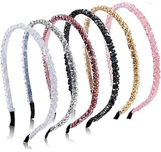 6 bandeaux en strass et cristal bande de cheveux brillante et antidérapante pour femmes. Trouvez des bonnes affaires tous les jours sur DIAYTAR COTE D'IVOIRE, votre boutique en ligne incontournable. Avec notre large gamme de produits discount allant de la maison à l'électroménager, de l'informatique à la mode et aux gadgets, vous êtes assuré de trouver ce que vous cherchez à prix abordable. Ne manquez pas nos offres spéciales et achetez en toute confiance dès aujourd'hui!