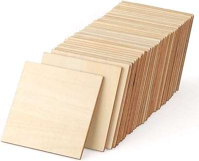 Coupe de bois inachevé 50 pièces de 4 pouces carrés en naturel vierge blocs pour l'artisanat. Choisissez DIAYTAR COTE D'IVOIRE  pour des produits discount de qualité supérieure livrés directement chez vous. Que vous recherchiez des appareils électroménagers fiables, des produits informatiques performants ou des articles mode à la pointe des tendances, nous avons tout ce dont vous avez besoin à des prix abordables.