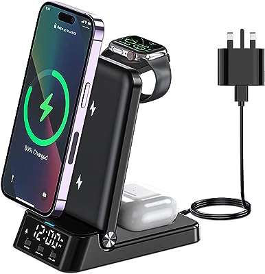 Station de recharge sans fil involupo avec réveil 4 en 1. Faites des économies sans compromis sur la qualité avec DIAYTAR COTE D'IVOIRE . Notre boutique en ligne propose une variété de produits discount de la maison à l'électroménager, en passant par l'informatique et les accessoires de mode. Soyez à l'affût des offres spéciales et des remises exceptionnelles pour réaliser de bonnes affaires !